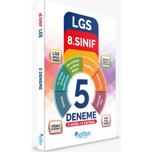 Netfen Yayınları 8. Sınıf LGS 5 Deneme