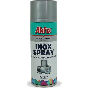 Inox Paslanmaz Çelik Efekt Sprey Boya 400ml