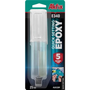 E340 Hızlı Epoksi Yapıştırıcı Şırınga 25ml