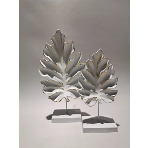 Art Home  Dekoratif Amazon Obje Beyaz 2'li