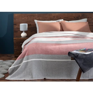 English Home Barleycorn Scotch Çift Kişilik Battaniye 200 x 220 cm Gül Kurusu