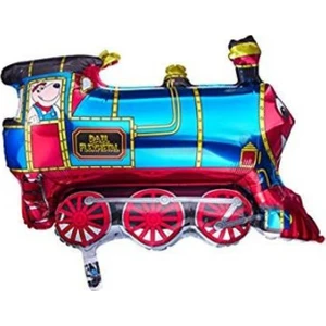 Tren Folyo Balon Dekoratif Parti Balonu