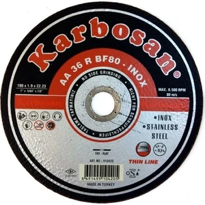 Thınlıne Inox Kesme  mm Aa 36 R BF80 180 mm x 1,9 mm x 22 mm
