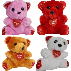 Peluş Oyuncak Ayıcık - 4 Adet