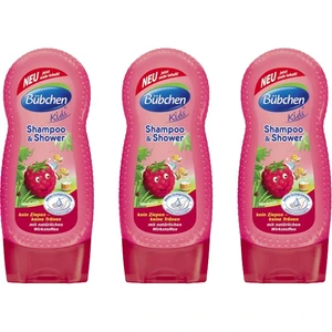 Frambuazlı Çocuk Şampuanı ve Duş Jeli 230 ml x 3 Adet