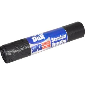 Starplus 80 x 110 cm Astarlı 3 Katlı Siyah Çöp Poşeti  Standart Jumbo Boy 20'li 1000 gr