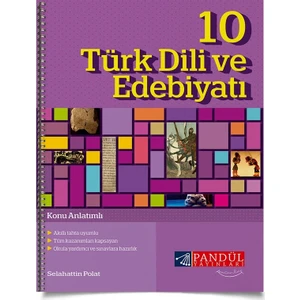 Pandül Yayınları 10. Sınıf Türk Dili ve Edebiyatı Defteri