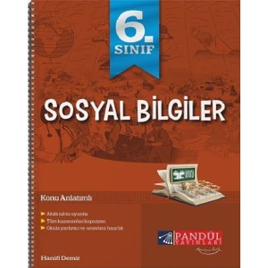 Pandül Yayınları 6. Sınıf Sosyal Bilgiler Defteri