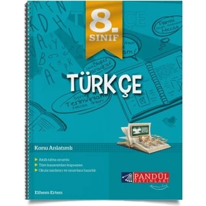 Pandül Yayınları 8. Sınıf Türkçe Defteri
