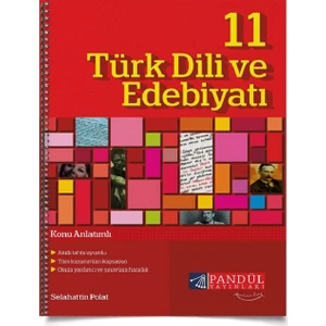 Pandül Yayınları 11. Sınıf Edebiyat Defteri