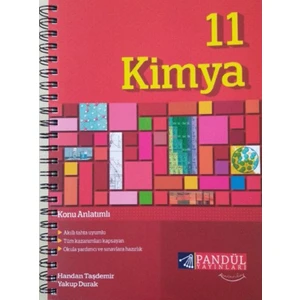 Pandül Yayınları 11. Sınıf Kimya Defteri