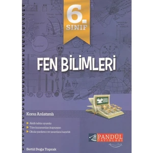 Pandül Yayınları 6. Sınıf Fen Bilimleri Defteri