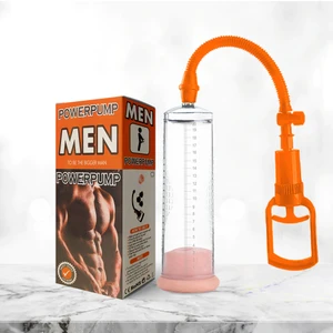 Power Pump Süper Vakum Turuncu Penis Pompası Vajina Başlık