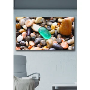 Hediyeler Kapında 50X70 Renkli Taşlar Kanvas Duvar Tablo