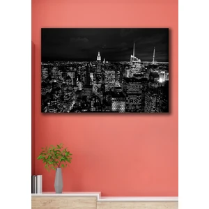 Hediyeler Kapında 90X130 Gece Manzarası Kanvas Duvar Tablo