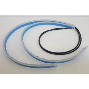Selamlamalı Açılış Animasyonlu Far Kaşı Beyaz Audi Stil Kayar Sinyalli Far Üstü Slim LED 60 cm