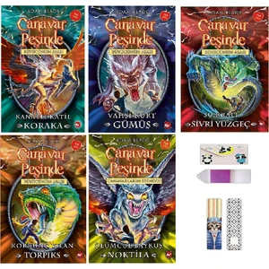 Adam Blade Canavar Peşinde Seti 11 5 Kitap ( Defter + Ayraç  )