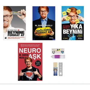 Beynine Format At - Sağlığına Format At - Yıka Beynini - Neuro Aşk - Barış Muslu + Defter + Ayraç