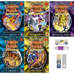 Adam Blade Canavar Peşinde Seti 10 5 Kitap ( Defter + Ayraç  )