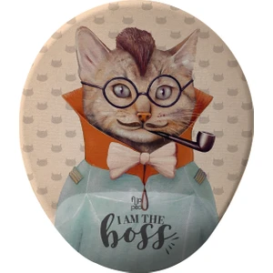 Boss Cat Bilek Destekli Tasarım Mousepad