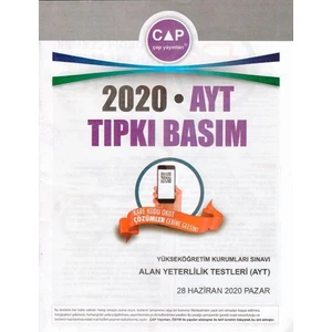Çap Yayınları 2020 AYT Tıpkı Basım