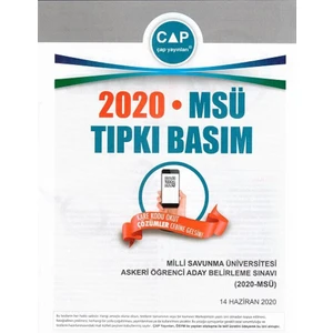 Çap Yayınları 2020 MSÜ Tıpkı Basım