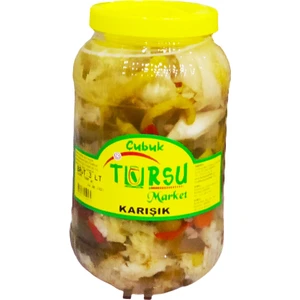 Turşu Market  Fermente Çubuk Turşusu Karışık 3 Lt