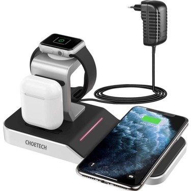 Chargeur sans fil Choetech T316 - 4 en 1 pour iPhone & Apple Watch -  Electromenager Dakar
