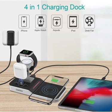 Chargeur sans fil Choetech T316 - 4 en 1 pour iPhone & Apple Watch -  Electromenager Dakar