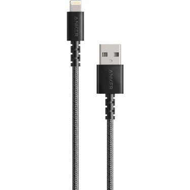 Anker PowerLine Select+ Apple Lightning 0.9m Naylon USB Kablo - Siyah - MFI Lisanslı - A8012 (Anker