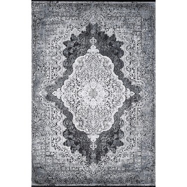 royal hali nero koleksiyonu no01a gri 80 x 300 cm bambu hali fiyati