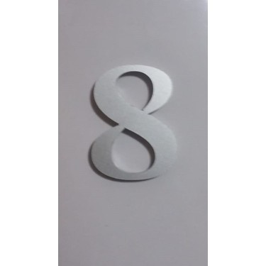 gendec kapi numarasi 5 cm no 8 kendinden yapiskanli metalik fiyati