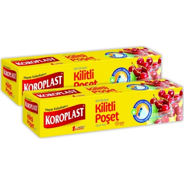 Koroplast Kilitli Poşet Büyük Boy 26X28 cm 10 Adet -