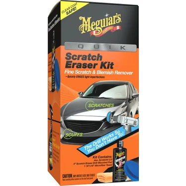 Meguiars Quik Scratch Eraser Kit Hızlı Çizik Giderme