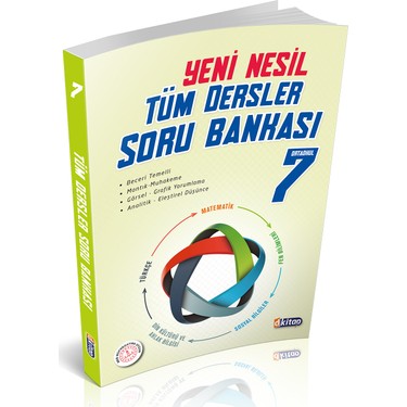 Dkitap Yeni Nesil Tum Dersler Soru Bankasi 7 Sinif Kitabi