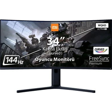 Xiaomi Mi Curved BHR4269GL 34" 144Hz 4ms (HDMI+Display) FreeSync WQHD Led