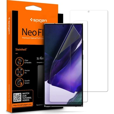 Spigen Galaxy Note 20 Ultra Ekran Koruyucu Film Neo Flex HD (2 Adet) -