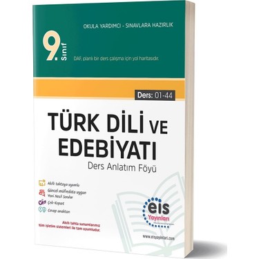 Eis Yayinlari 9 Sinif Turk Dili Ve Edebiyati Ders Anlatim Kitabi