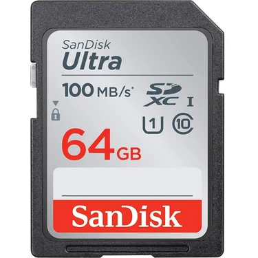 Sandisk Ultra Sdhc 64GB 100MB/S Class 10 Uhs-I Hafıza Kartı