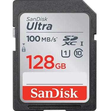 Sandisk Ultra Sdhc 128GB 100MB/S Class 10 Uhs-I Hafıza Kartı