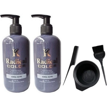 Radical Color Sac Boyasi Gumus 250 Ml 2 Adet Ve Sac Boya Fiyati