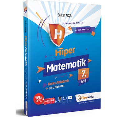 Hiper Zeka Yayinlari 7 Sinif Hiper Matematik Konu Anlatimli Kitabi