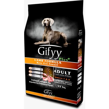 Gifyy Kuzu Etli Premium Yetiskin Kopek Mamasi 15 Kg Fiyati