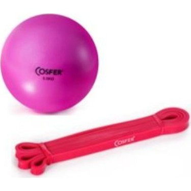 Cosfer 4 Lu Pilates Seti 55 Cm Ve 20 Cm Pilates Topu Pilates Bandi Pompa Egzersiz Pilates Seti Trendyol