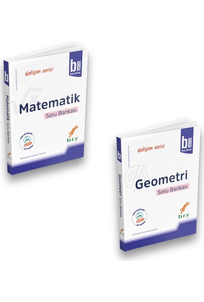 Bry Birey Eğitim Yayınları Gelişim Serisi B Matematik - Geometri Soru Bankası Seti