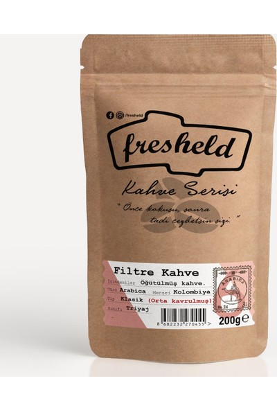 Fresheld Filtre Kahve Kolombiya 200 gr