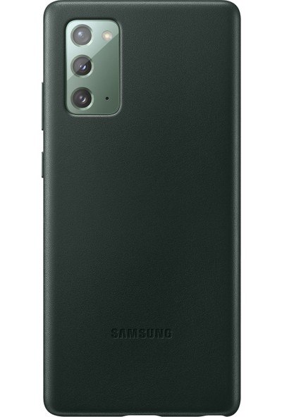 Samsung Galaxy Note 20 Deri Kılıf - Yeşil EF-VN980LGEGWW