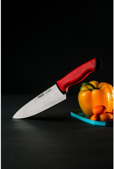 Pirge Duo 34108 Sıyırma Bıçağı 14,5 cm Kırmızı