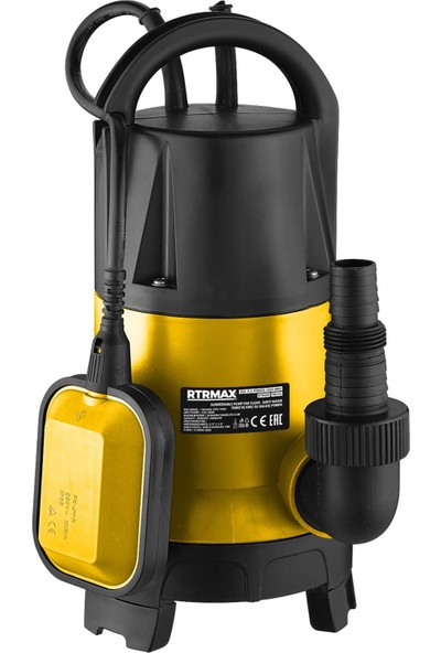 Rtrmax Rtm839 Temiz / Kirli Su Dalgıç Pompa 900 Watt