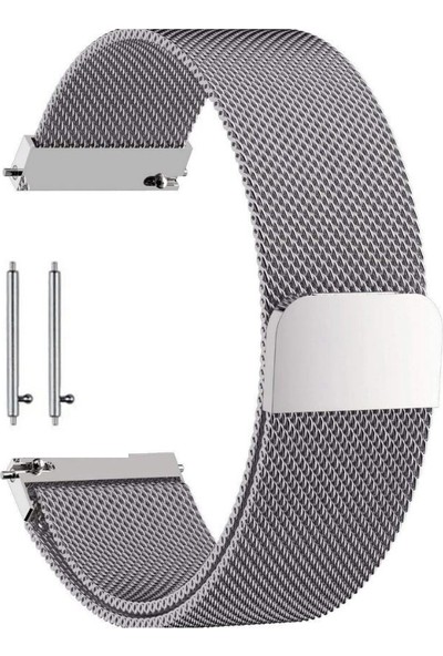 Teleplus Huawei Watch Gt2 Pro Metal Hasır Kordon Gümüş